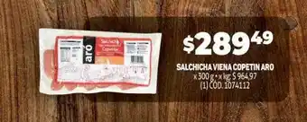 Makro Salchicha Viena Copetin Aro oferta