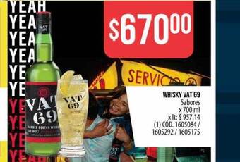 Makro Whisky Vat 69 oferta