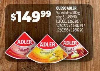 Makro Queso Adler oferta