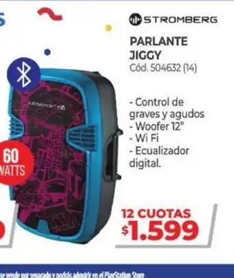Naldo Lombardi Stromberg Parlante Jiggy oferta
