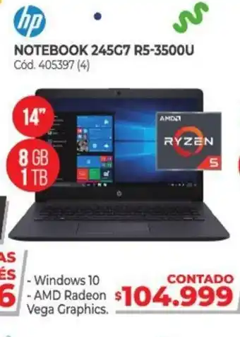 Naldo Lombardi Hp Notebook 245G7 R5-3500U oferta