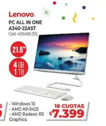 Naldo Lombardi Lenovo Pc All In One A340-22Ast oferta