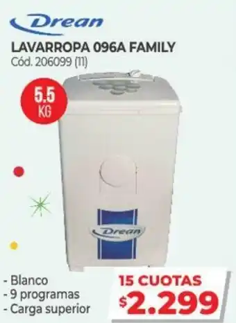 Naldo Lombardi Drean Lavarropa 096A Family oferta
