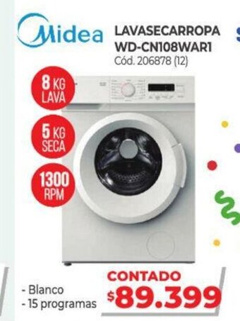 Naldo Lombardi Midea Lavasecarropa Wd-Cn108war1 oferta