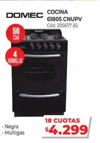 Naldo Lombardi Domec Cocina 61805 Cnupv oferta