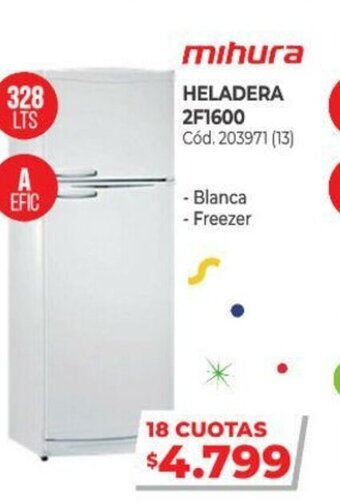 Naldo Lombardi Mihura Heladera 2f1600 oferta