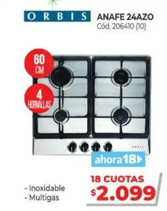 Naldo Lombardi Orbis Anafe 24azo oferta