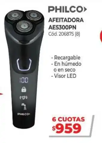 Naldo Lombardi Philco Afeitadora AE5300PN oferta