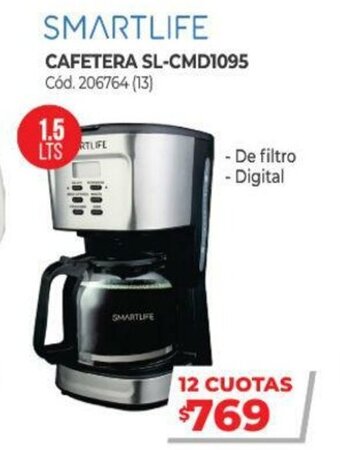 Naldo Lombardi Smartlife Cafetera SL-CMD1095 oferta