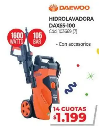 Naldo Lombardi Daewoo Hidrolavadora Dax65-100 oferta