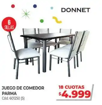 Naldo Lombardi Donnet Juego De Comedor Parma oferta