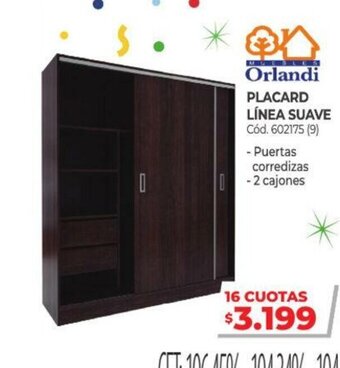 Naldo Lombardi Orlandi Placard Línea Suave oferta
