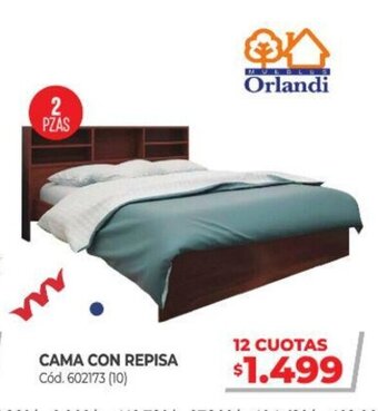 Naldo Lombardi Orlandi Cama Con Repisa oferta