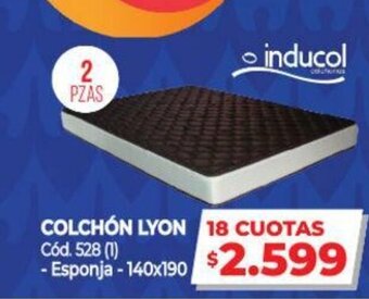 Naldo Lombardi Inducol Colchón Lyon oferta