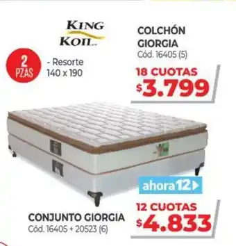 Naldo Lombardi King Koil Colchón Giorgia oferta