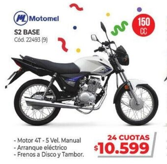 Naldo Lombardi Motomel S2 Base oferta