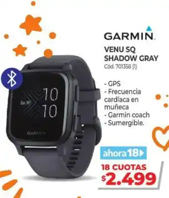 Naldo Lombardi Garmin Venu Sq Shadow Gray oferta