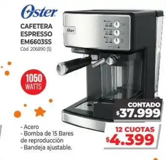 Naldo Lombardi Oster Cafetera Espresso Em6603ss oferta