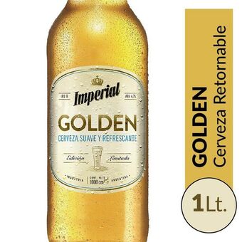 Coto Cerveza golden lager imperial botella 1 l oferta