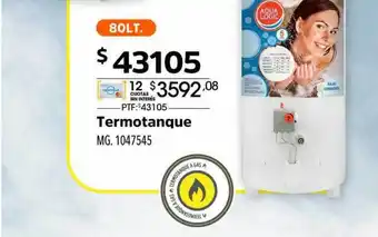 Easy Termotanque Mg. 1047545 oferta