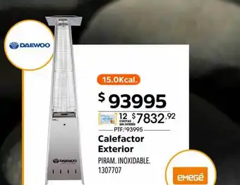 Easy Calefactor Exterior Daewoo oferta