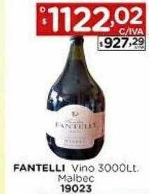 Hipermay Fantelli Vino Malbec oferta