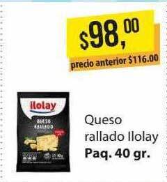Supermercados Damesco Queso Rallado Ilolay oferta
