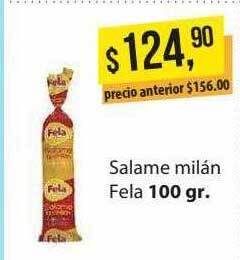 Supermercados Damesco Salame Milán Fela oferta