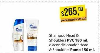 Supermercados Damesco Shampoo Head & Shoulders O Acondicionador Head & Shoulders oferta