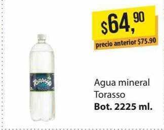 Supermercados Damesco Agua Mineral Torasso oferta