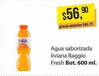 Supermercados Damesco Agua Saborizada Liviana Baggio Fresh oferta