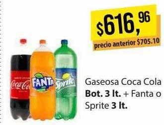 Supermercados Damesco Gaseosa Coca Cola + Fanta O Sprite oferta