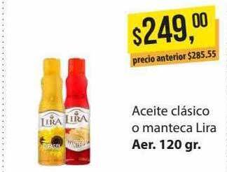 Aceite Clasico O Manteca Lira Aer.