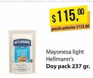 Supermercados Damesco Mayonesa Light Hellmann's oferta