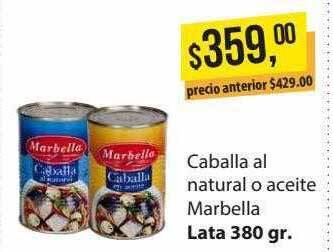 Supermercados Damesco Caballa Al Natural O Aceite Marbella oferta