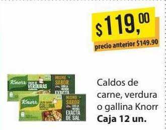 Supermercados Damesco Caldos De Carne Verdura O Gallina Knorr oferta