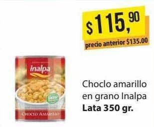 Supermercados Damesco Choclo Amarillo En Grano Inalpa oferta