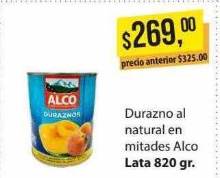 Supermercados Damesco Durazno Al Natural En Mitades Alco oferta