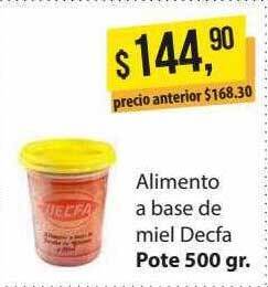 Supermercados Damesco Alimento A Base De Miel Decfa oferta