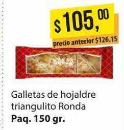 Supermercados Damesco Galletas De Hojaldre Triangulito Ronda oferta