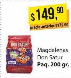 Supermercados Damesco Magdalenas Don Satur oferta