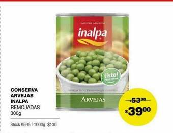 Atomo Conviene Conserva Arvejas Inalpa oferta
