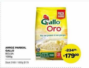 Atomo Conviene Arroz Parboil Gallo oferta