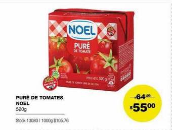 Atomo Conviene Puré De Tomates Noel oferta