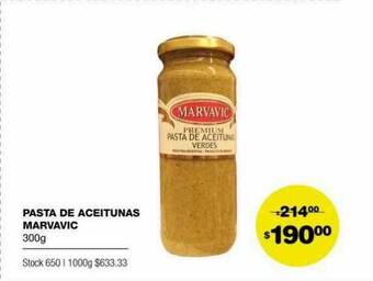 Atomo Conviene Pasta De Aceitunas Marvavic oferta