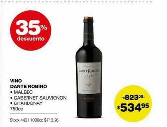 Atomo Conviene Vino Dante Robino 35% Descuento oferta
