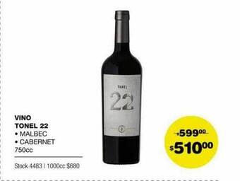 Atomo Conviene Vino Tonel 22 oferta