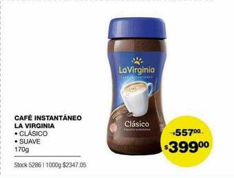 Atomo Conviene Café Instantáneo La Virginia oferta