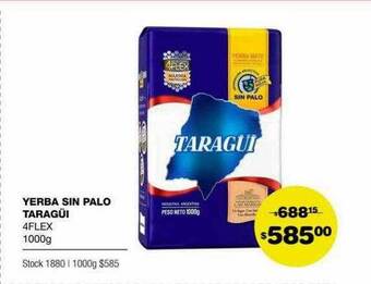 Atomo Conviene Yerba Sin Palo Taragüi oferta