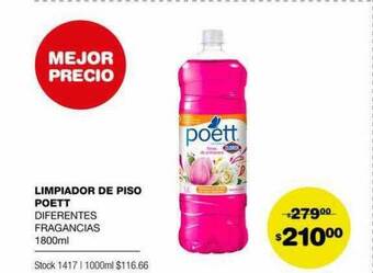 Atomo Conviene Limpiador De Piso Poett oferta